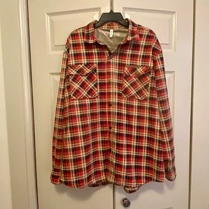 Chartou Plaid Lined Shacket Jacket